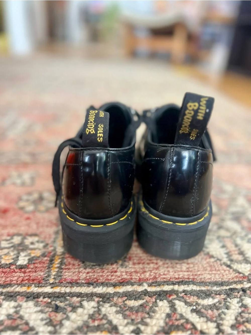 Dr. Martens black leather